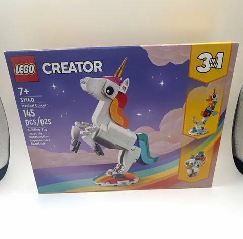 LEGO CREATOR: Magical Unicorn (31140) Unicorn/Seahorse/Peacock 3in1 SEALED BOX