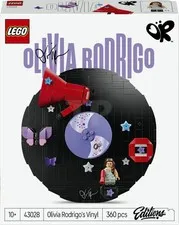 LEGO Editions Olivia Rodrigo's Vinyl 43028 Collectible Building Toy Set New Gift
