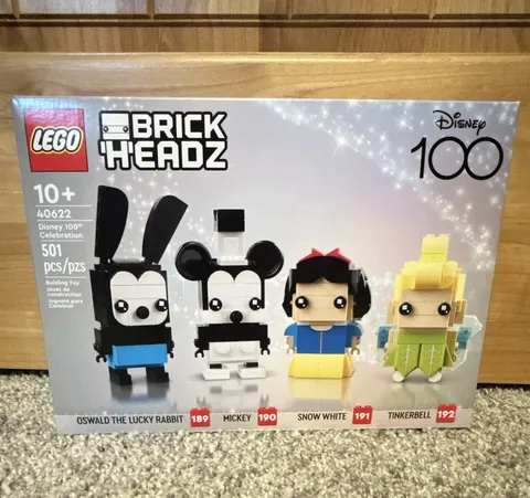 *BRAND NEW* LEGO BrickHeadz Disney 100th Celebration 40622 501pc Oswald/Mickey