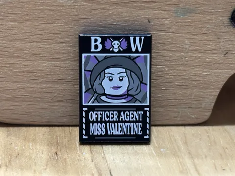 LEGO One Piece 75646 75636 75638 75639 Wanted Poster Agent Miss Valentine