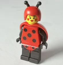 LEGO Minifigures Series 10 Ladybug Girl Minifigure RETIRED