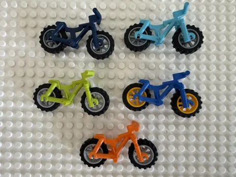 LEGO Bicycle Mountain Bike Lot of 5- Minifigure Accessory-Sports Equipment