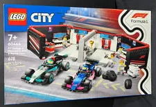 LEGO CITY: F1 Garage & Mercedes-AMG & Alpine Cars (60444)