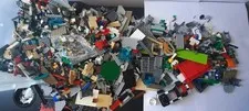 Lego Bulk Lot Bricks Pieces Various Themes City Superheroes 12+ Lbs No Minifigs
