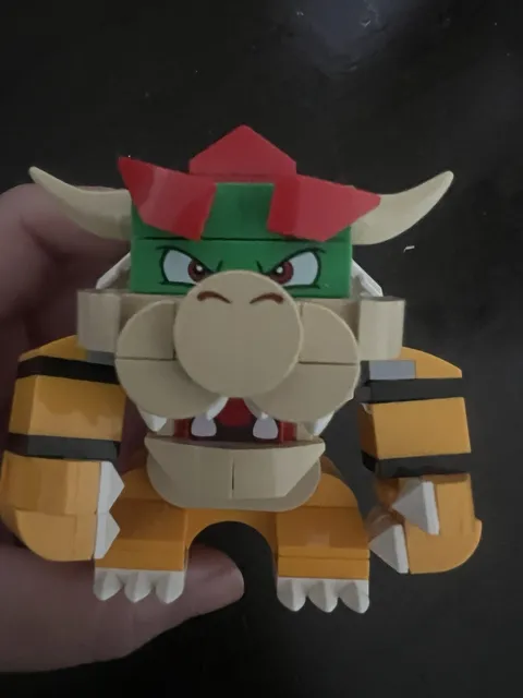 Super Mario Bowser mini Lego figure 