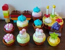 Lego DUPLO Ice Cream Cones / Cupcakes / Popsicles Frozen Treats - 76 Pieces