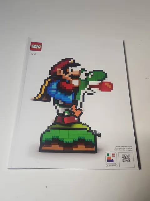LEGO Super Mario World: Mario & Yoshi MANUAL ONLY Ships Today! Set # 71438 UsedG