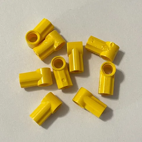 Lego 32013 #1 Yellow Replacement Add-on Parts Pieces Lot of 9