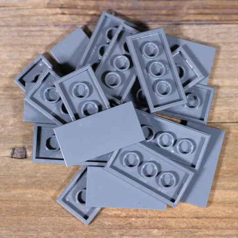 LEGO Dark Bluish Gray Tile 2 x 4 Part No. 87079 Qty 20