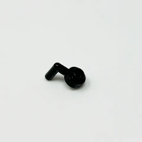 3661 LEGO Parts Plate Round 1x1 Open Stud with Bar Arm Down BLACK (1)