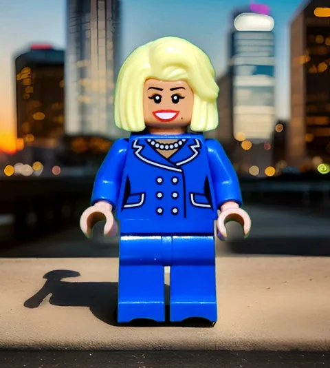 LEGO Batman Movie Mayor McCaskill Minifigure 70904 DC Super Heroes Figure  