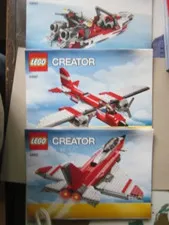 Lego Building Instructions Creator 5892 Part 1,2,3 part 1,2,3