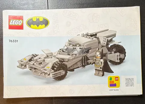 LEGO Batman Batmobile 76331 Manual Booklet