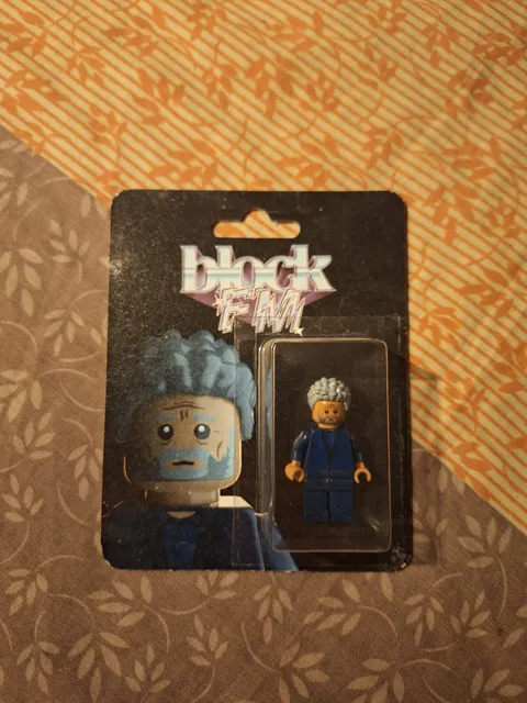 Canvasdon Brick FM The Weeknd lego minifigure new unopened