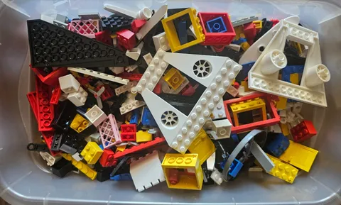 4 lbs LEGO Genuine Bulk Lot Bricks, Pieces & Plates Mixed Colors Sizes
