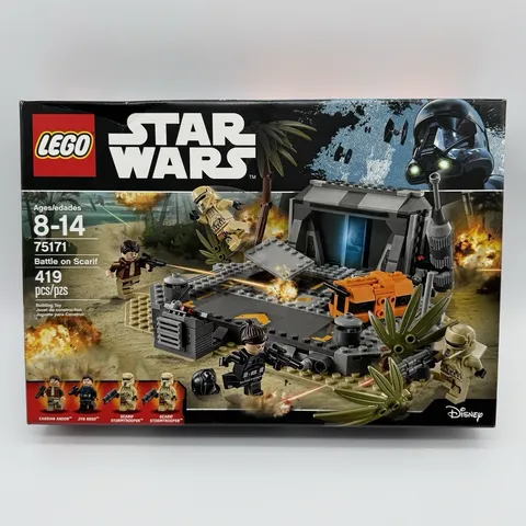 LEGO Star Wars Battle on Scarif 75171 Box 419 pcs 4 Minifigures Ages 8-14