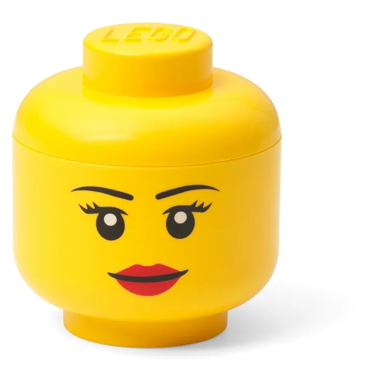 LEGO Storage Products: 40331725 Mini Head Yellow - Girl NEW