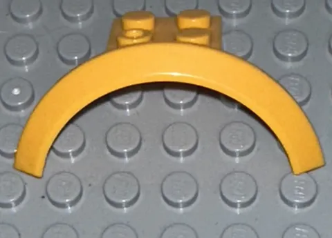 Lego 4 x 2 1/2 x 2 1/3 Mudguard w/ Round Arch Vehicle Yellow 50745