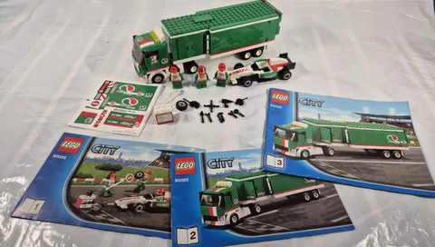 Lego City #60025 Grand Prix Truck 2013 - 100% Complete with Instructions