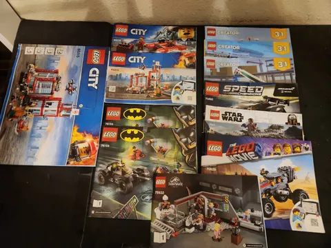 LEGO Instruction Manuals Booklets Lot Of 12 City Batman Star Wars Creator Speed