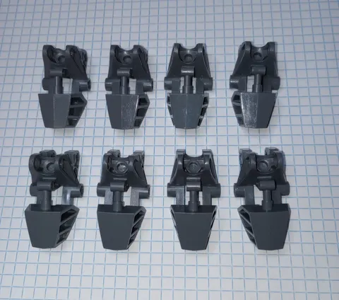 8 Bionicle Lego 32475 in Dark Bluish Gray Feet Vahki style Genuine Lego WYSIWYG