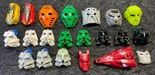 LEGO Bionicle Technic Figures Parts Pieces Faces Masks Rare BULK LOT