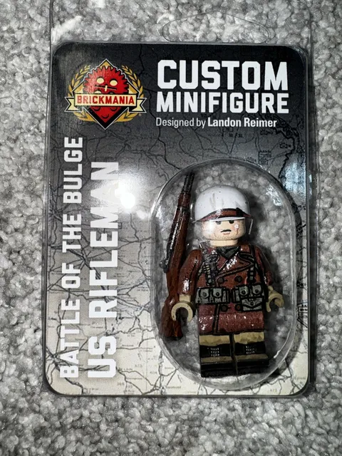Brickmania Battle of the Bulge US Rifleman BMF419 NEW IN BOX + FAST SHIP
