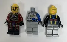 Lego Ninjago Minifigure Parts Lot of 3 CHEN TORSO & HEAD