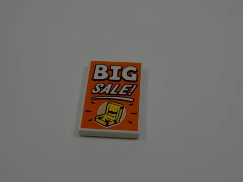 LEGO White 2x3 Printed Tile Plate Minifig Big Sale Furniture I12