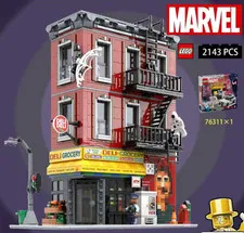 LEGO MOC Spider-Man Parallel Universe Building Scene Upgrade Kit 1920 pieces