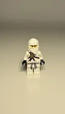 LEGO Ninjago Zane Minifigure The Golden Weapons White Ninja njo001