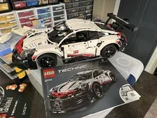 LEGO® Technic™ 42096 Porsche 911 RSR 100% Complete With Manual.  Pre-Owned
