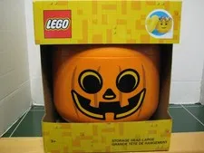 Lego Storage Head Large Pumpkin  NEW