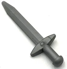 Lego New Flat Silver Minifigure Weapon Sword Greatsword Pointed Piece