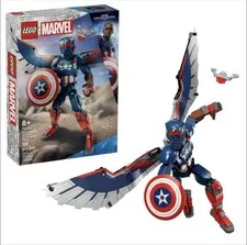 LEGO Marvel Captain America Figure Set 359 Pieces Includes Redwing Drone