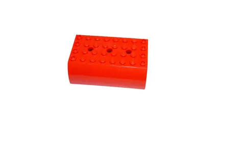 Lego® 9V RC TRAIN Railway Roof Waggon Carriage 8x6 7938 RED