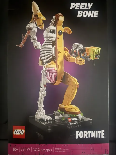 LEGO Fortnite Peely Bone 77072 1414pcs Ages 18+ Complete Set Box