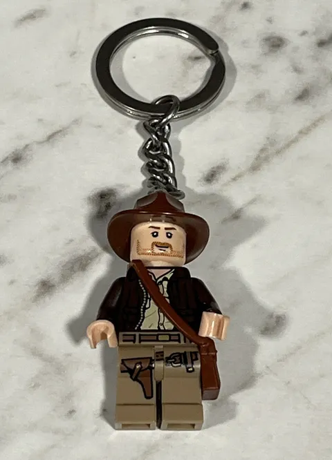 LEGO Indiana Jones Minifigure Keychain 