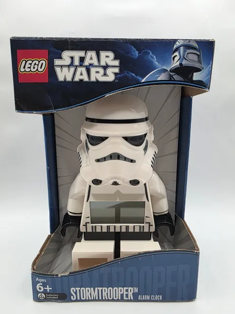 New in Box Lego 9002137 Star Wars Stormtrooper Alarm Clock Collectable See Pics