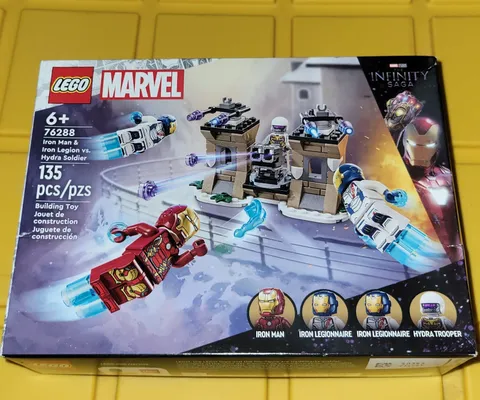 LEGO® Marvel Iron Man And Iron Legion VS Hydra Soldier Building Set 76288 NEW