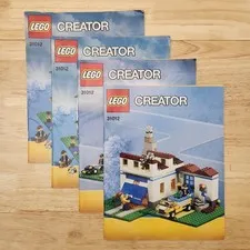 LEGO Creator Instruction Manual 31012 3-in-1 House 4 Manuals No Bricks