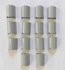 Lot of 14 LEGO Cylinder Half 2x4x4 (6259) - Old Light Gray