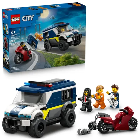 LEGO City Police Prisoner Transport Van - Toy for Kids, Multicolor