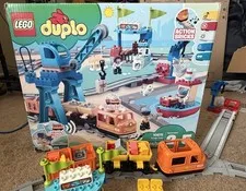 LEGO Duplo Cargo Train 10875 TESTED 98% Complete W/ Manual & Box