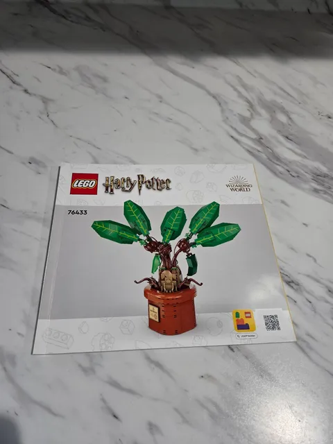 LEGO Harry Potter Mandrake 76433  Instruction Manual Only
