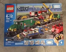 Lego City 7898 Cargo Train Deluxe New In Box 2006 Retired