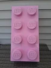 LEGO 14x7” Stackable Purple Container Storage Brick 2012 Empty Hard Find Color