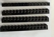 LEGO 4-piece Black 1x14 Technic Brick 1 x 14 FREEE SHIPPING