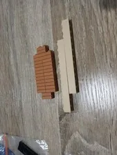 #3732# Lego 6112 Brick 1 X 12 Tan+98283 Brick Masonry 1 X 2 Medium Nougat NEW