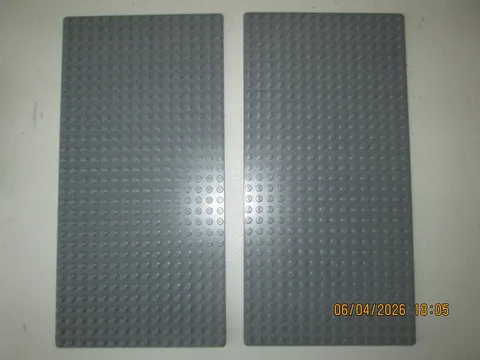 Lego 2 x Gray 16x32  Building Plate Baseplate